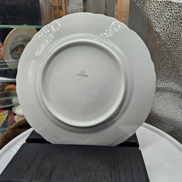 Antique fish plate germany 8" - Picture 2 of 2